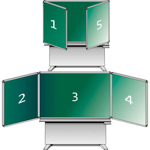 Whiteboard Federzugtafel aus Stahl, weiß Größen und RAL Farben wählbar