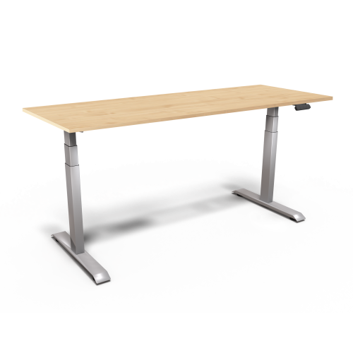Elektrisch höhenverstellbarer Schreibtisch B/H/T: 120-180x65-130x80 cm