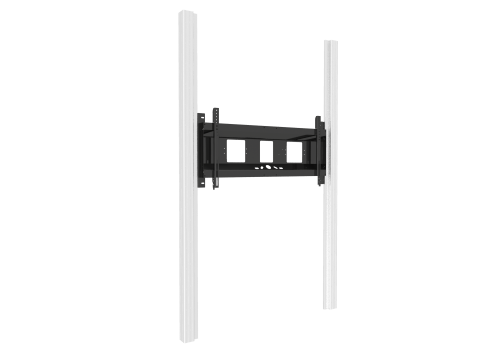 Wandmontiertes 2 Säulen Pylonensystem für Monitore von 65-86"