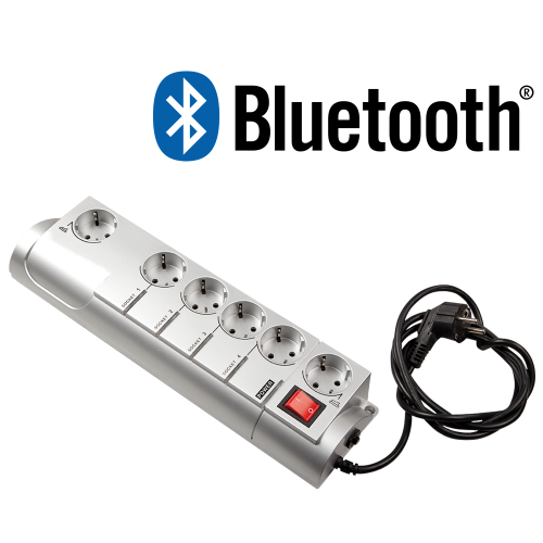 Programmierbare Steckdosenleiste mit Bluetooth-Schnittstelle