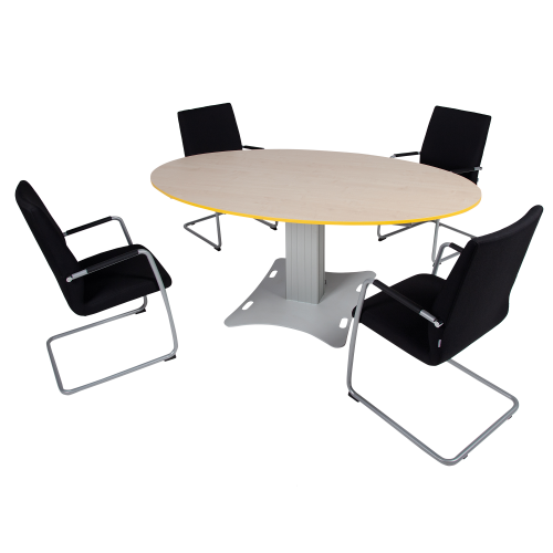 Freistehender Bürotisch B/T: 200x120 cm, elektrisch verstellbare Höhe (66-132 cm)