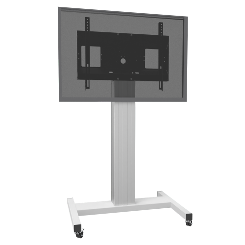 TV Rollwagen, Rollständer mit Monitor Halterung, Mitte Display 157 cm