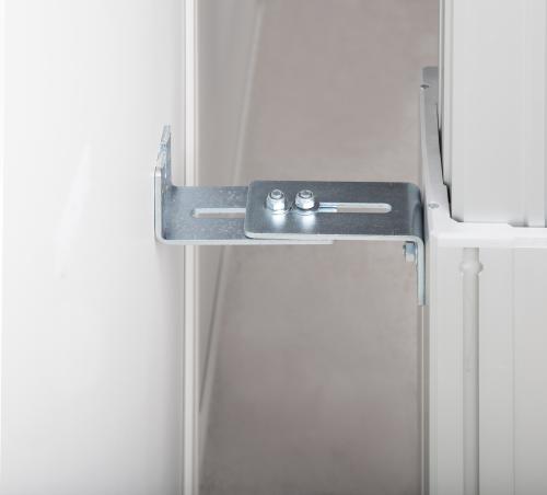 Montagesatz aus verstellbaren Wandhalterungen verzinkt, für einen Wandabstand von 13-18 cm