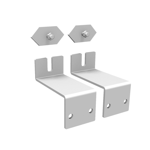 Satz von 11cm/4.3 Wandhalterungen + Sechskantplatten